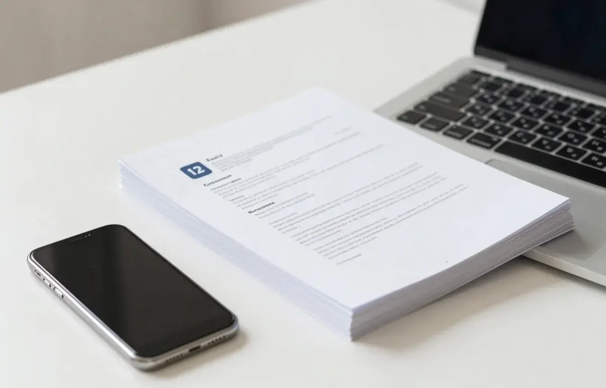 Person faxing IRS Form 2553 S corporation election from a phone at a desk